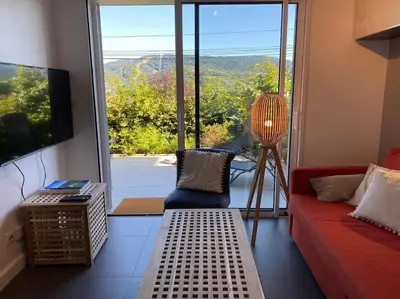 Télévision ou salle de divertissement dans l'établissement Appartement Gérardmer