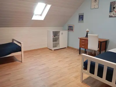 Cuisine ou kitchenette dans l'établissement Maison de ville avec jardin-Rêve à Rixheim!