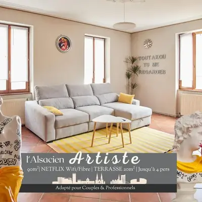 L'Alsacien Artiste - Art - Moderne - Wifi - Netflix