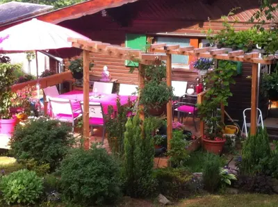 Jardin de l'établissement Les Effraies