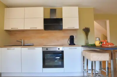 Cuisine ou kitchenette dans l'établissement Le Tropical, Chic & Design