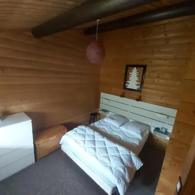 Un ou plusieurs lits dans un hébergement de l'établissement chalet de la Cercenée