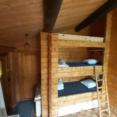 Un ou plusieurs lits dans un hébergement de l'établissement chalet de la Cercenée