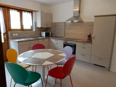 Cuisine ou kitchenette dans l'établissement GITE KIENTZLER