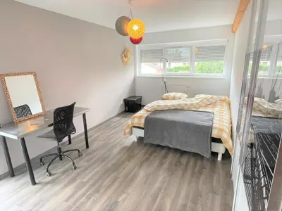 Un ou plusieurs lits dans un hébergement de l'établissement A la villa du voyageur - proche Europa Park, Strasbourg et Colmar