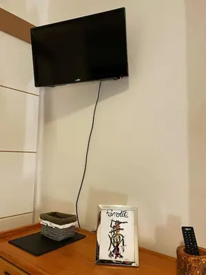 Télévision ou salle de divertissement dans l'établissement Gérardmer Centre - Studio au pied du lac Grande terrasse