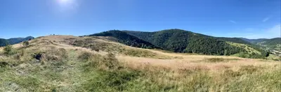 Paysage naturel près de le chalet