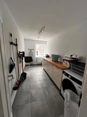 Cuisine ou kitchenette dans l'établissement La Maison Alsacienne