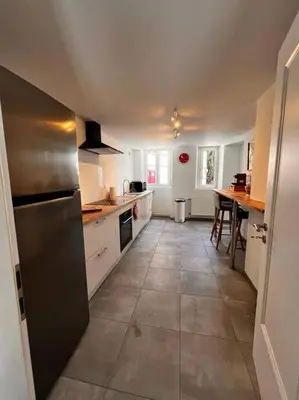 Cuisine ou kitchenette dans l'établissement La Maison Alsacienne