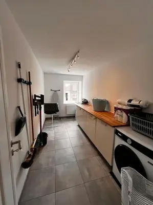 Cuisine ou kitchenette dans l'établissement La Maison Alsacienne