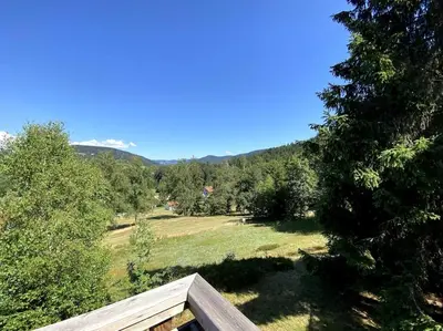 Paysage naturel près de le chalet