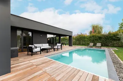Piscine de l'établissement La Sublime villa avec piscine ou située à proximité