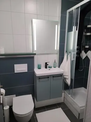 Salle de bains dans l'établissement Magnifique Studio 26m2