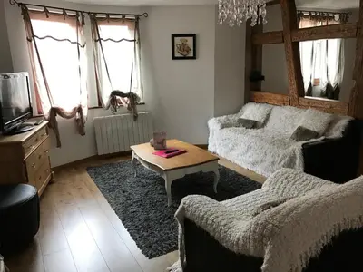 Coin salon dans l'établissement Les Authentics - La Maison d'Amélie