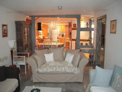 Coin salon dans l'établissement Appartement Le Chez Soi Riquewihr