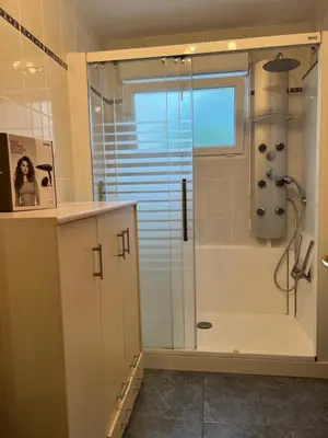 Salle de bains dans l'établissement L’Alsace autrement
