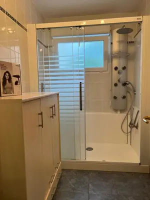 Salle de bains dans l'établissement L’Alsace autrement