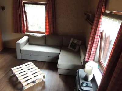 Coin salon dans l'établissement Les Hauts de Brochot