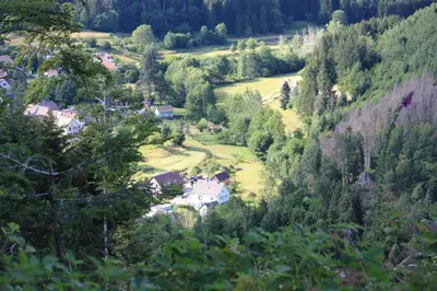 Paysage naturel près de la maison de vacances
