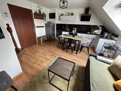 Cuisine ou kitchenette dans l'établissement LE NOUVEAU VAUBAN