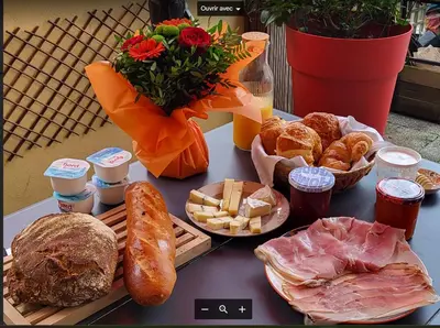 Nourriture dans le B&B/chambre d'hôtes ou à proximité