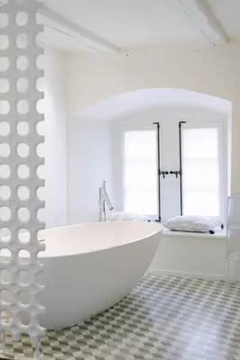Salle de bains dans l'établissement Domaine du Kaegy - Hébergements 5 étoiles