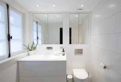 Salle de bains dans l'établissement Domaine du Kaegy - Hébergements 5 étoiles