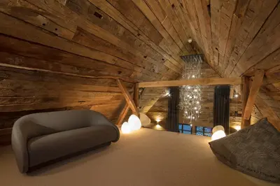 Coin salon dans l'établissement Domaine du Kaegy - Hébergements 5 étoiles