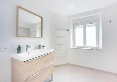 Salle de bains dans l'établissement Au Grès Des Vosges - 02