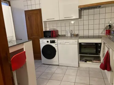 Cuisine ou kitchenette dans l'établissement L'Alsacienne