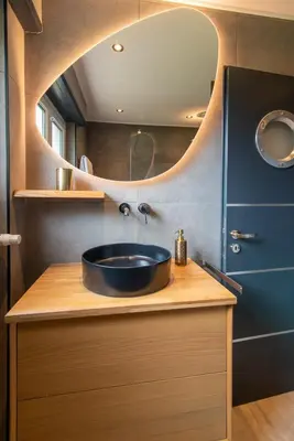 Salle de bains dans l'établissement Gîte au coeur de l'Alsace Maison Gatsby