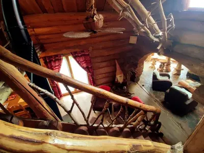 Plan de l'établissement Buckey Lodge, à 2 minutes des cascades de Tendon