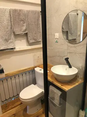 Salle de bains dans l'établissement Dépendance de charme - Tiny house