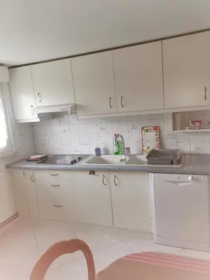 Cuisine ou kitchenette dans l'établissement Chez Raphaël