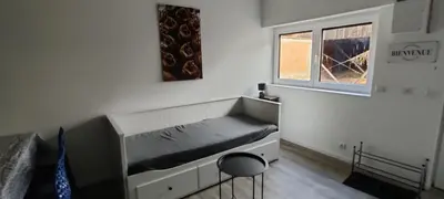 Coin salon dans l'établissement Haxabett