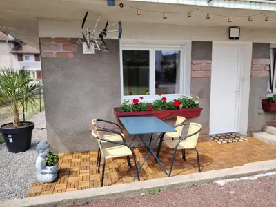 Terrasse ou espace extérieur de l'établissement Appartement Les Géraniums