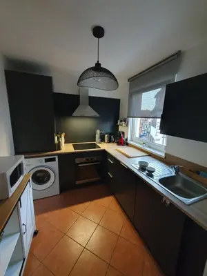 Cuisine ou kitchenette dans l'établissement Liten Tur ' N