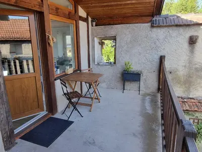 Balcon ou terrasse dans l'établissement Nid douillet au cœur du vignoble alsacien