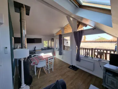 Balcon ou terrasse dans l'établissement Nid douillet au cœur du vignoble alsacien