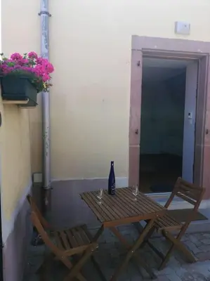 Terrasse ou espace extérieur de l'établissement Cosy duplex indépendant