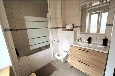 Salle de bains dans l'établissement Le 31 - Mulhouse Pfastatt