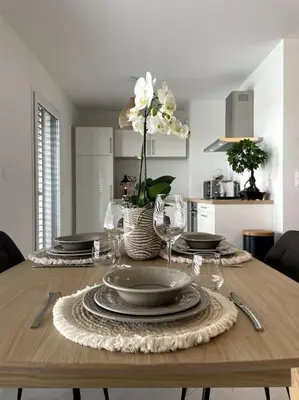 Plan de l'établissement Magnifique appartement à la frontière suisse