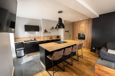 Cuisine ou kitchenette dans l'établissement L'appart' du dessous
