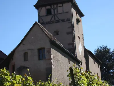 Plan de l'établissement Maison Alsacienne Historique avec Parking à Ammerschwihr - FR-1-744-23