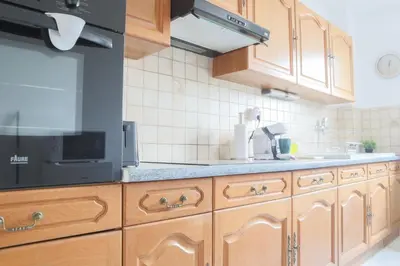 Cuisine ou kitchenette dans l'établissement Le Vintage, Mulhouse ville