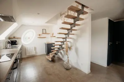 Cuisine ou kitchenette dans l'établissement Duplex cosy Le Boho