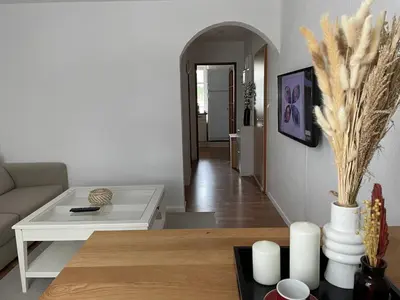 Coin salon dans l'établissement Appartement la petite Venise