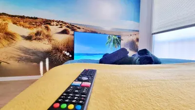 Télévision ou salle de divertissement dans l'établissement La Résidence Évasion 3 - Original - Gare - Wifi - Relax BNB