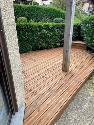 Jardin de l'établissement Cocon des chaumes