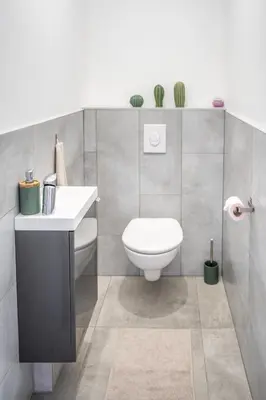 Salle de bains dans l'établissement Appartement l'Eden